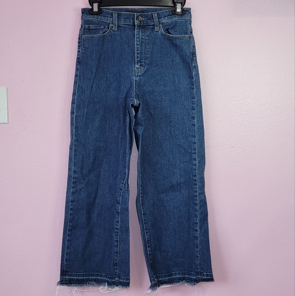 Uniqlo  High Waist Wide Leg Jeans/  23.